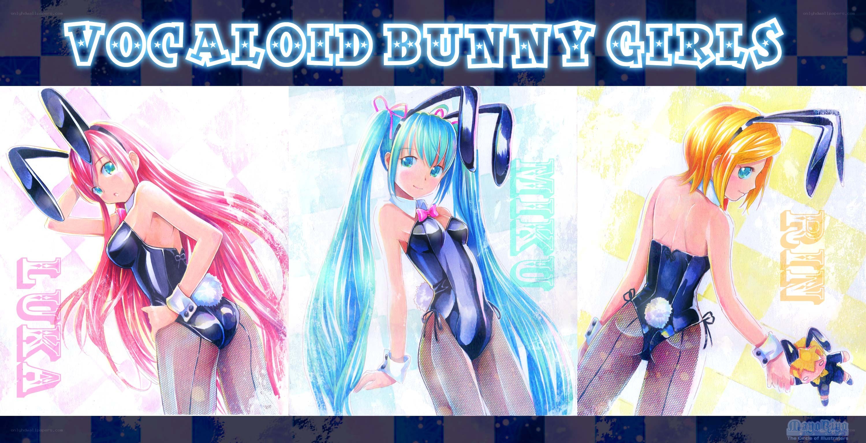 Vocaloid bunny girls artwork