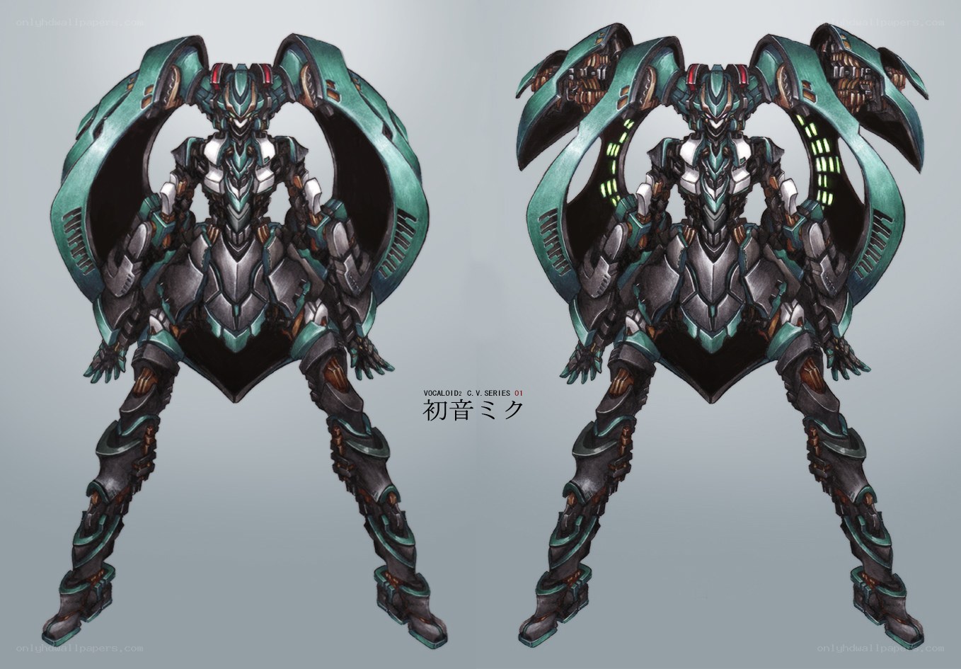 Vocaloid C.V. Series 01 character design