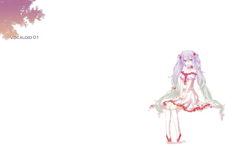 Vocaloid character in a dress