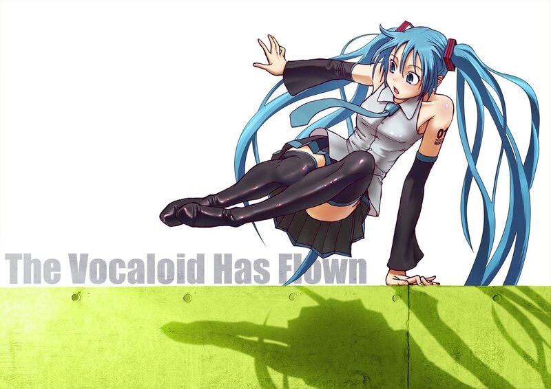 Vocaloid character in dynamic pose