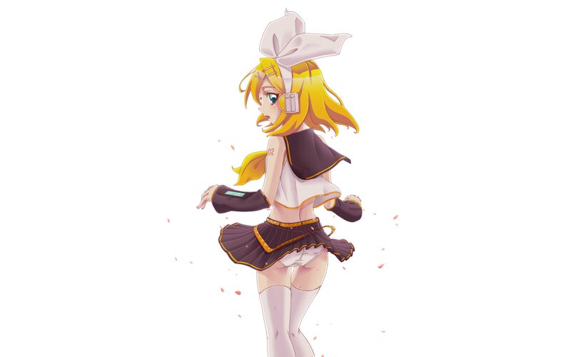 Vocaloid character in maid outfit