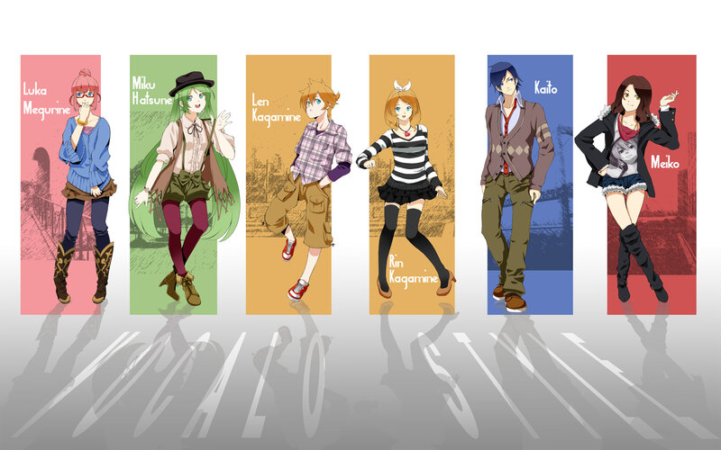 Vocaloid character lineup