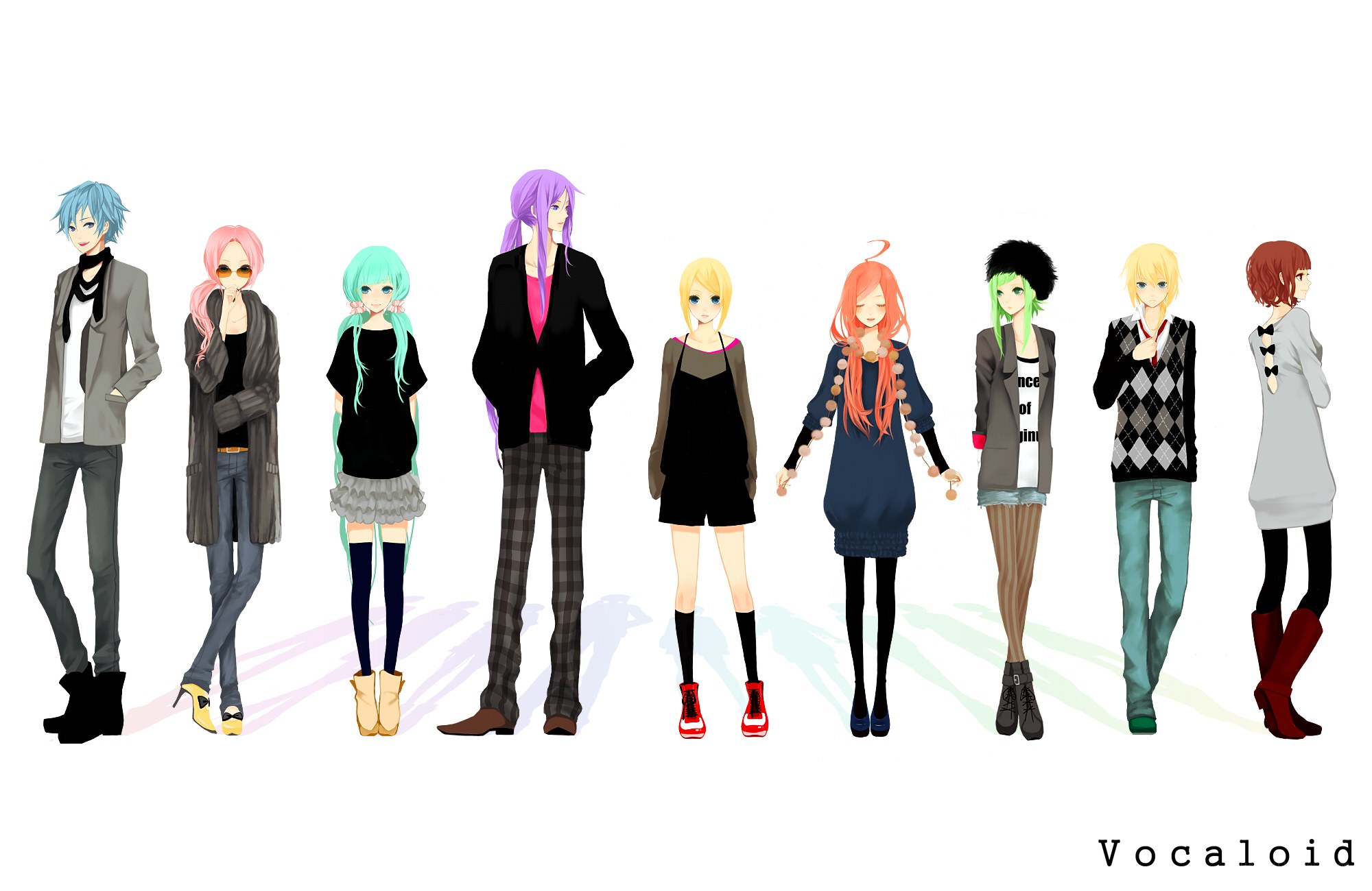 Vocaloid character lineup