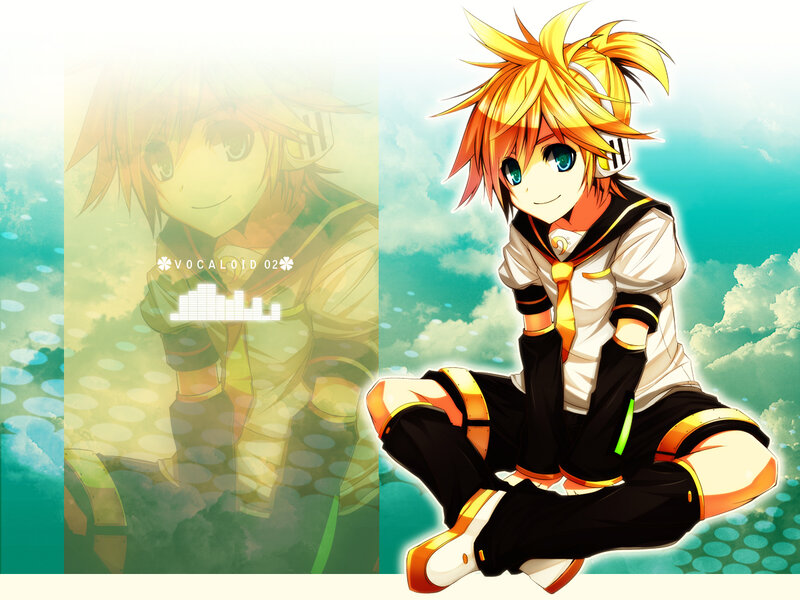 Vocaloid character with yellow hair