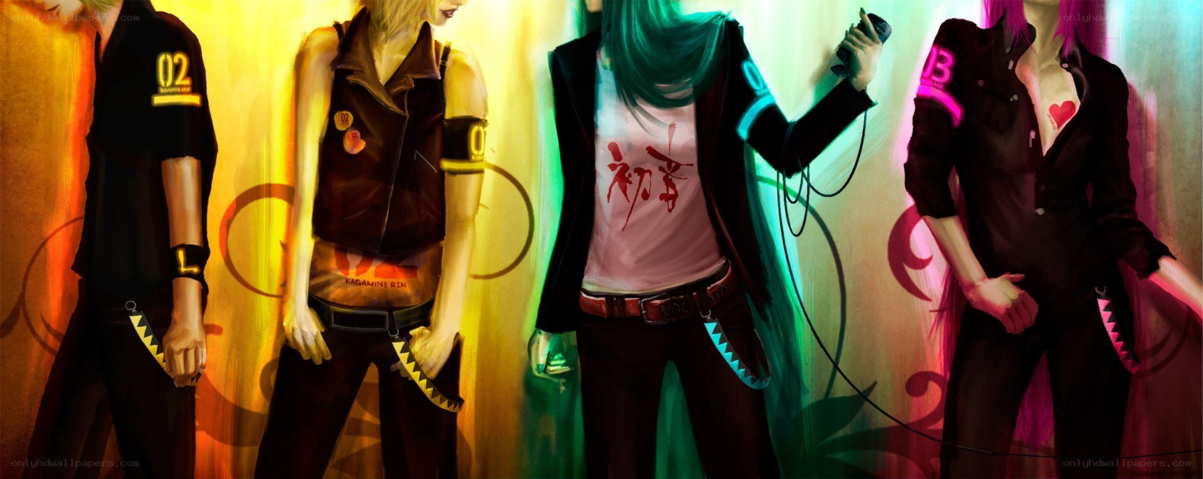 Vocaloid characters in concert