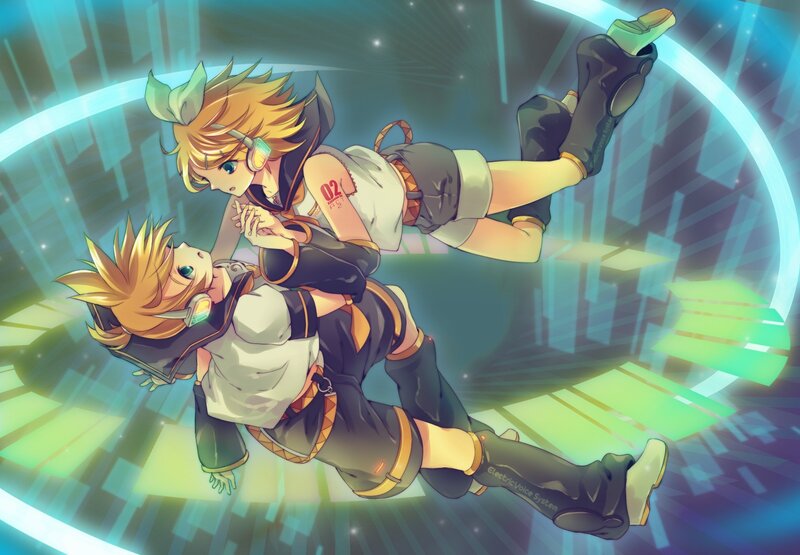 Vocaloid characters in motion