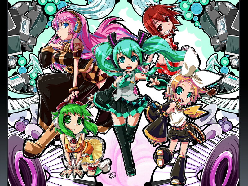 Vocaloid characters in music scene