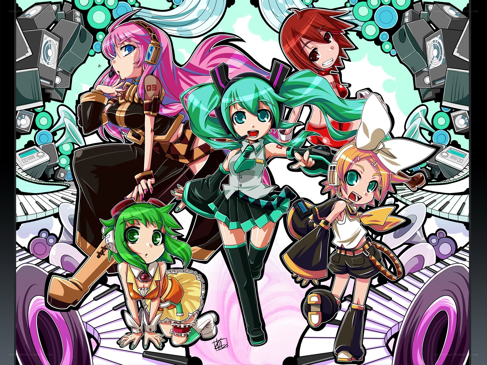 Vocaloid characters in music scene