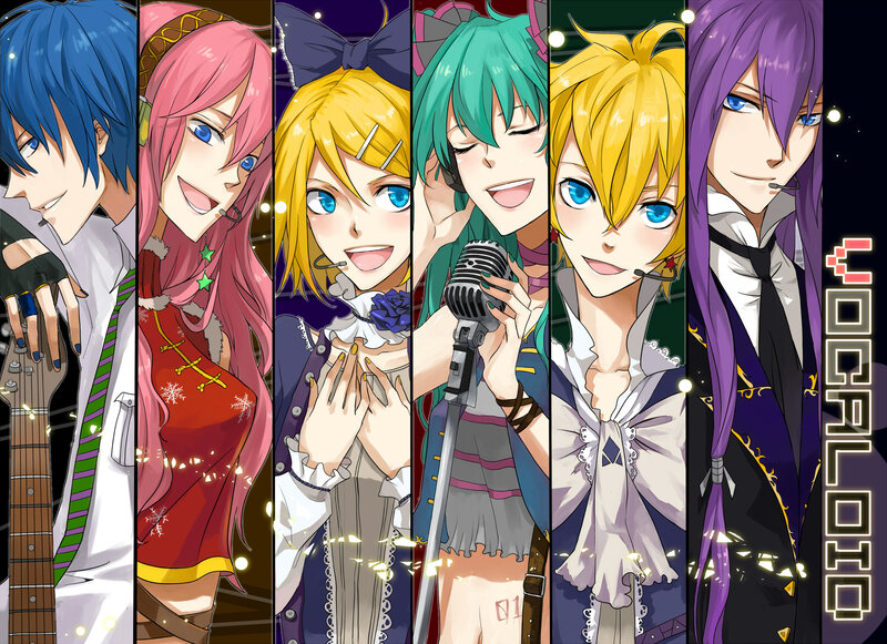 Vocaloid characters in performance