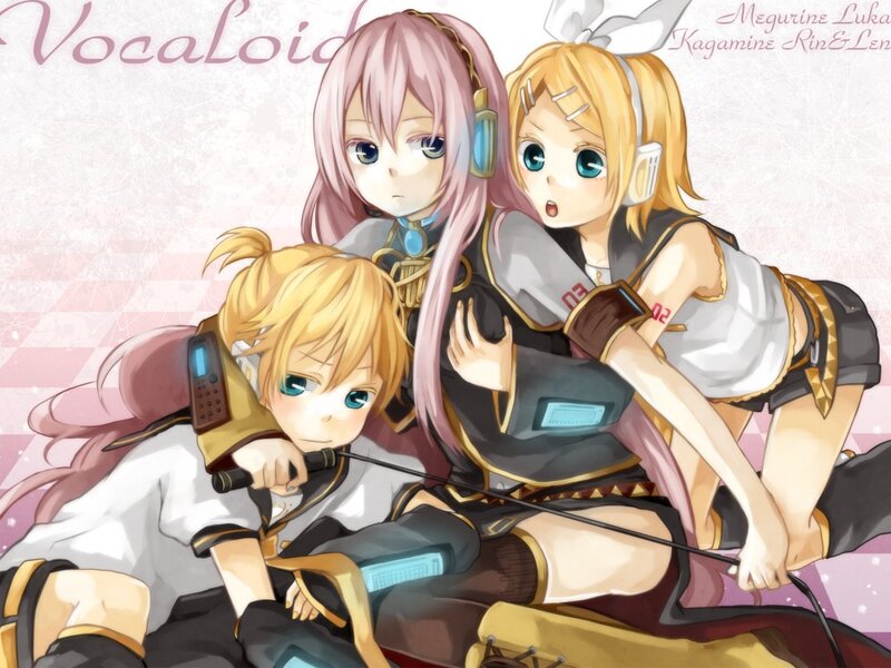 Vocaloid characters in performance