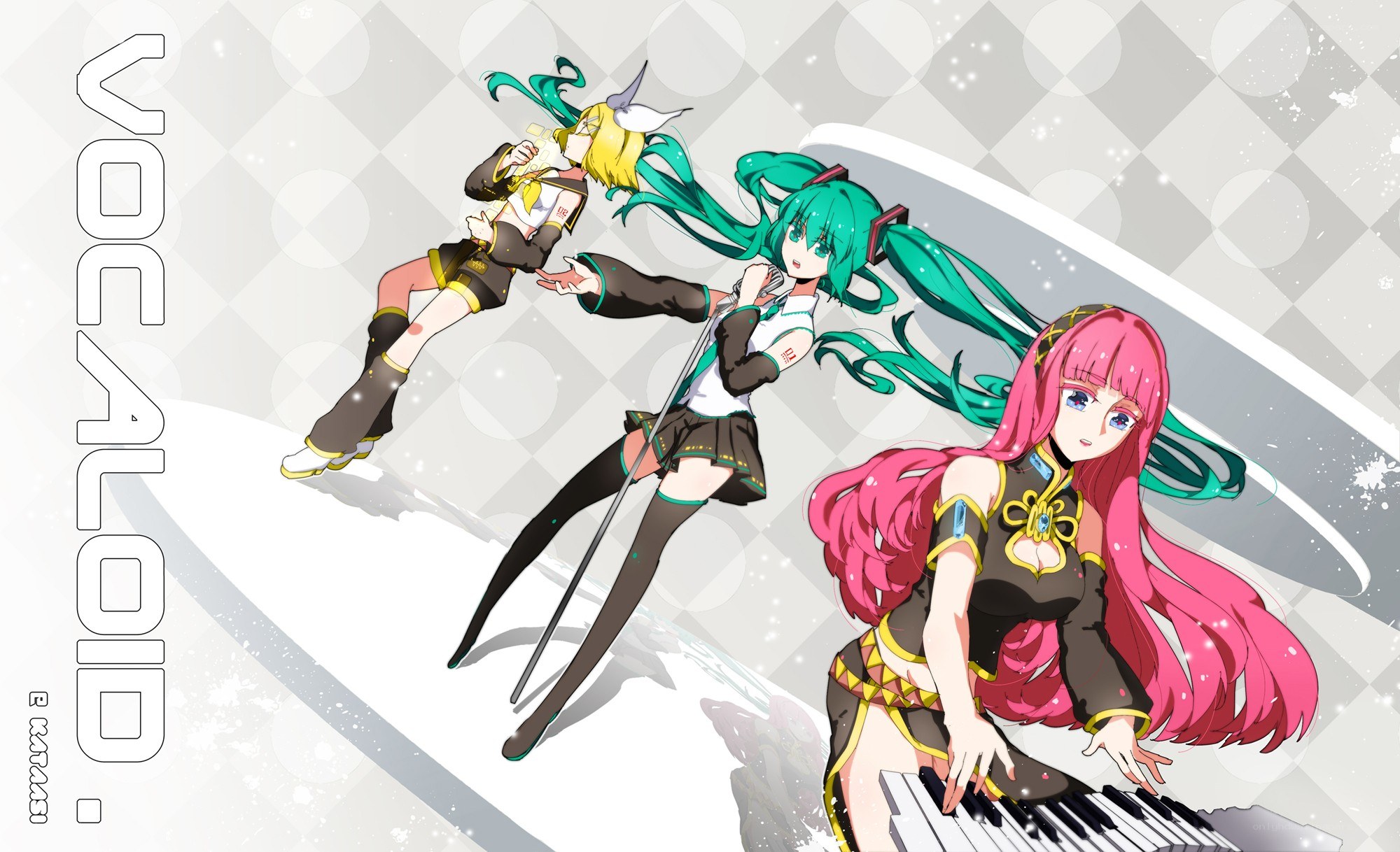 Vocaloid characters in performance
