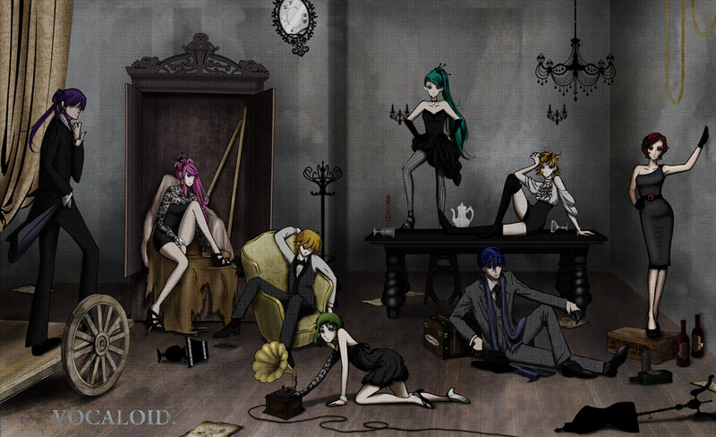 Vocaloid Characters in Room