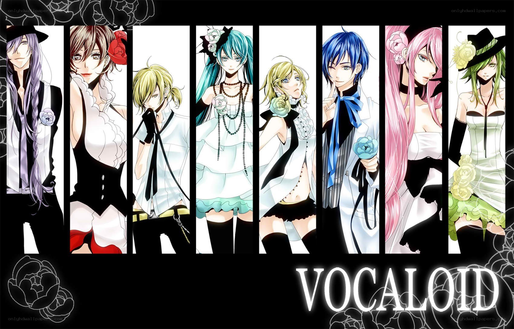 Vocaloid characters lineup