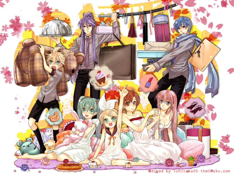 Vocaloid characters shopping