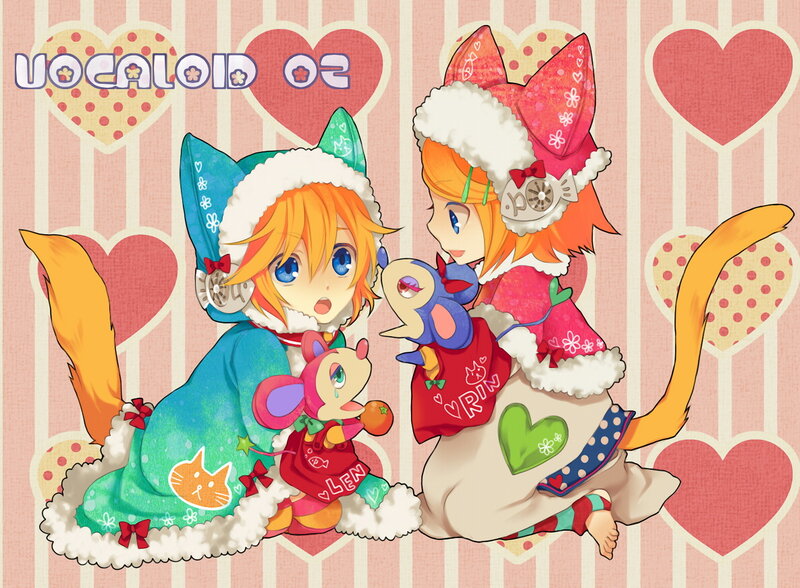 Vocaloid characters with cat ears