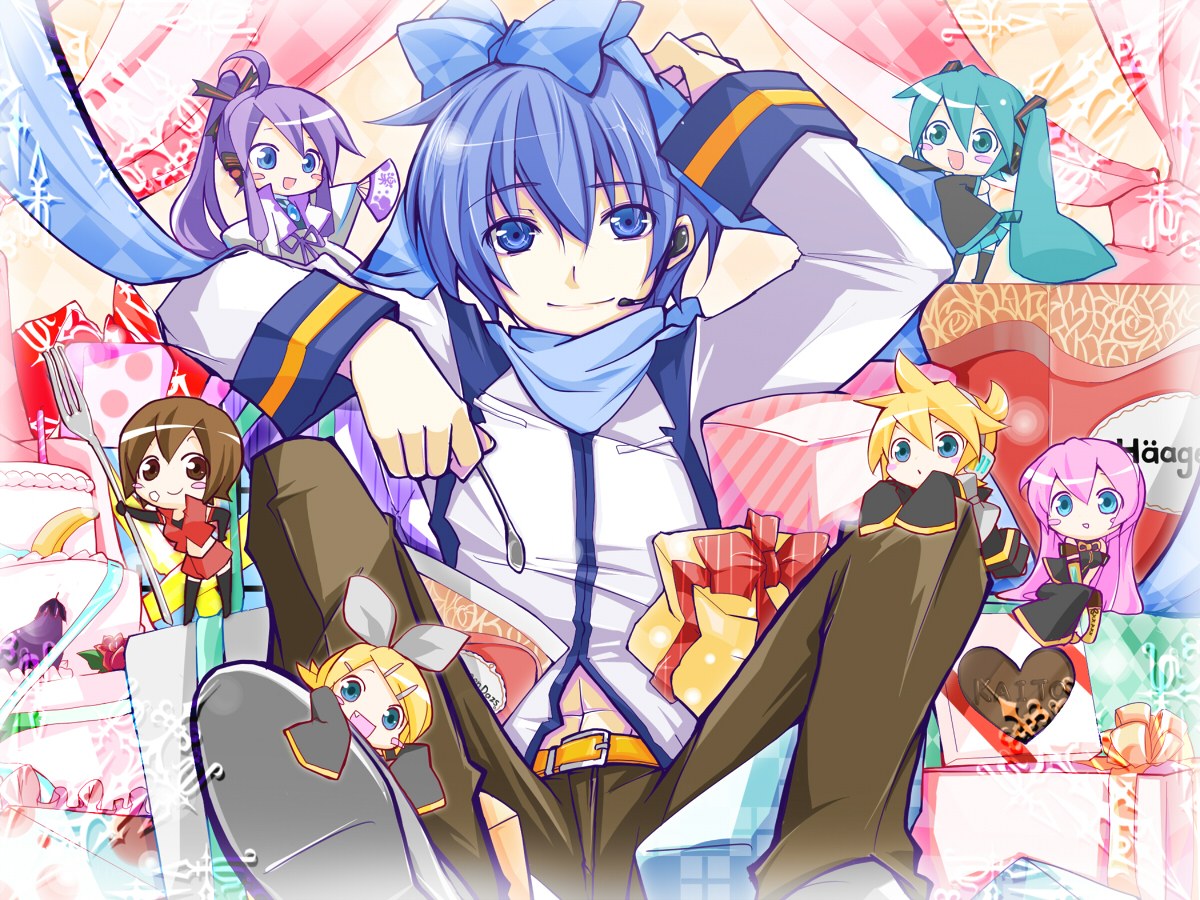 Vocaloid characters with gifts