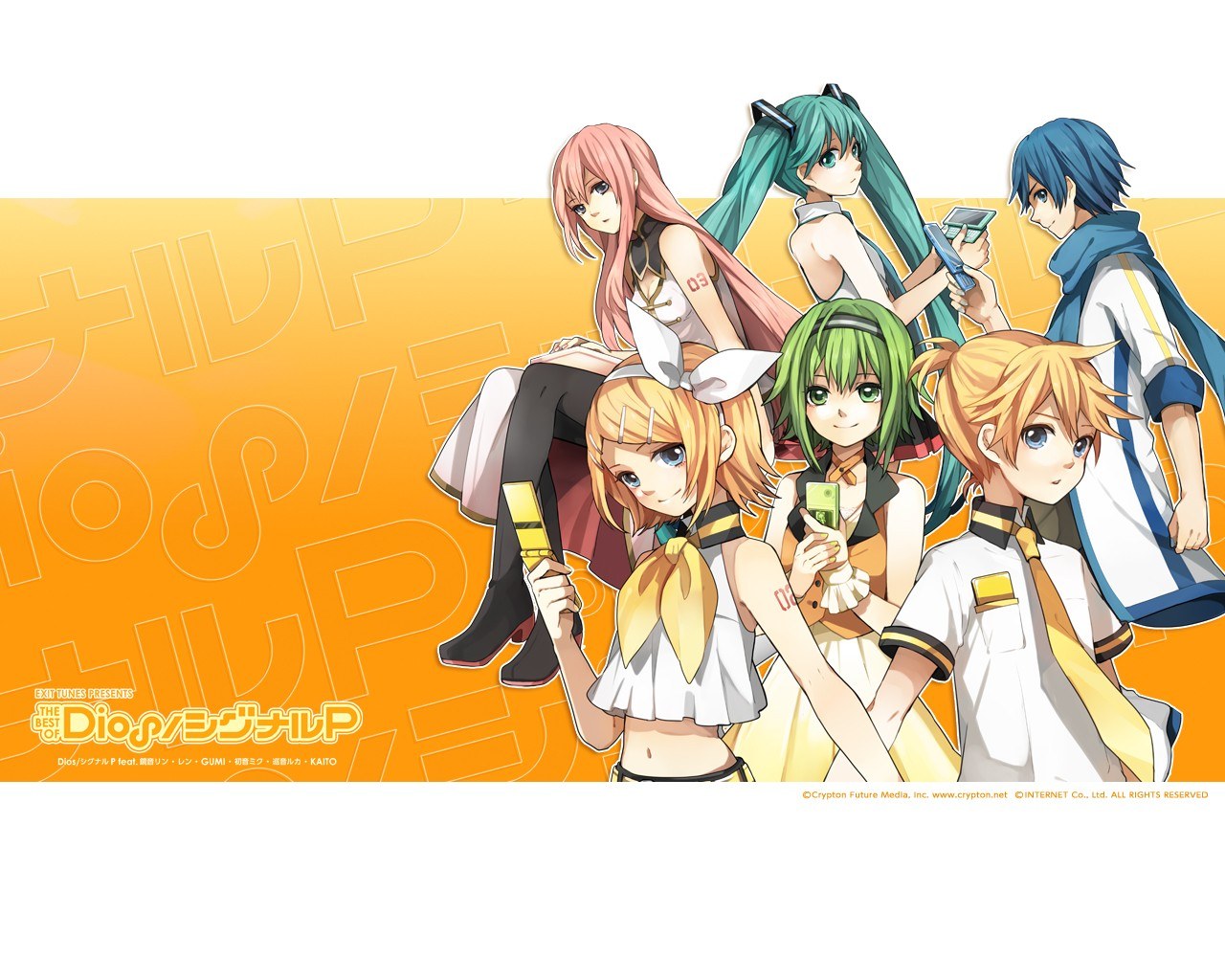 Vocaloid characters with phones