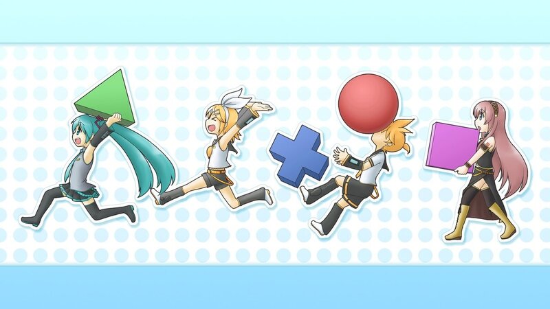 Vocaloid characters with shapes
