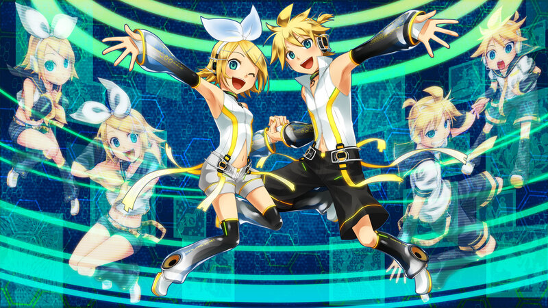 Vocaloid duo in action