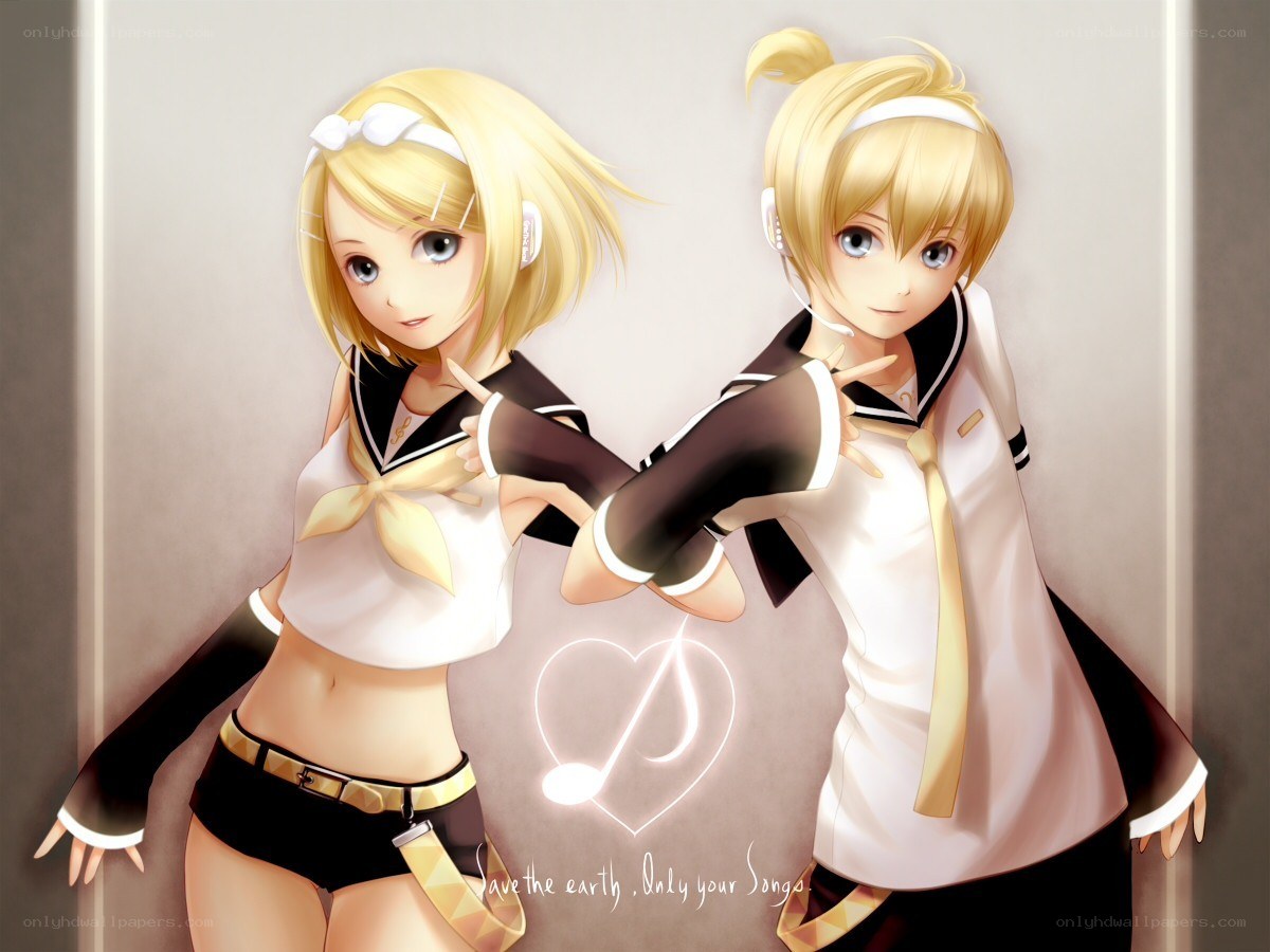 Vocaloid duo in sailor outfits