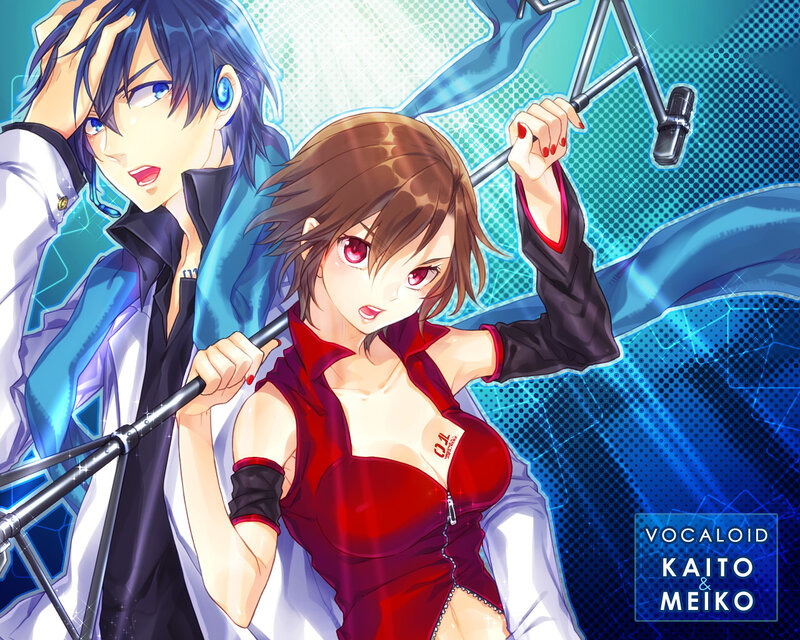 Vocaloid duo Kaito and Meiko
