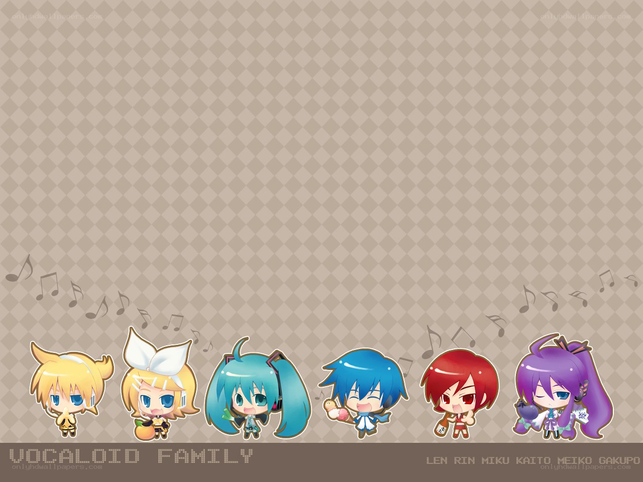 Vocaloid Family Chibi Characters