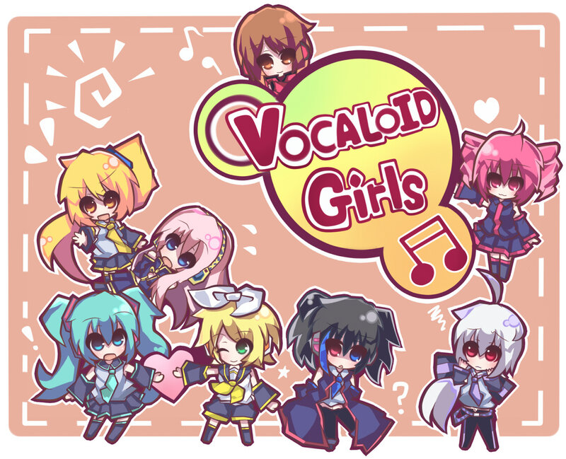 Vocaloid Girls Chibi Art