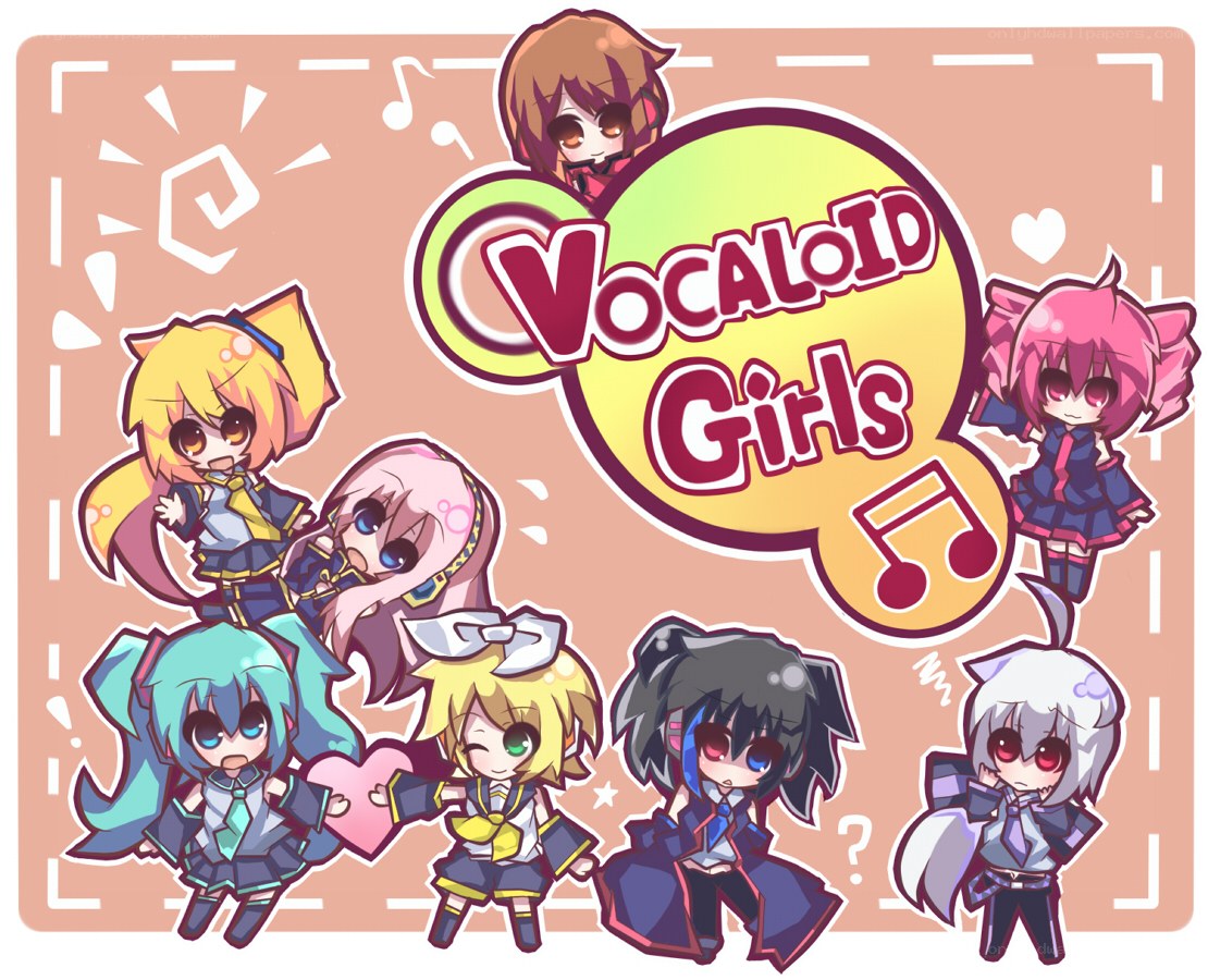 Vocaloid Girls Chibi Art