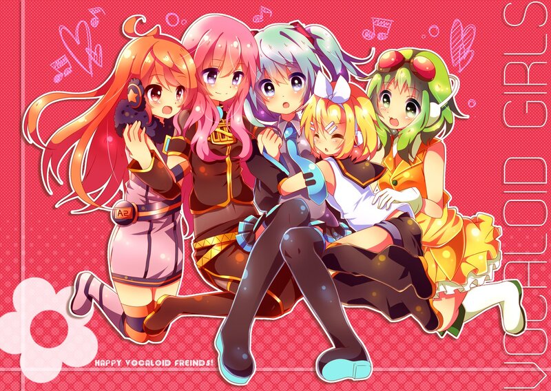 Vocaloid girls friends