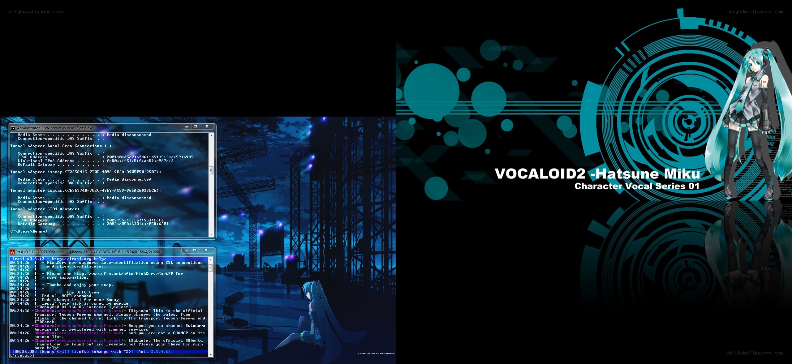 Vocaloid Hatsune Miku desktop