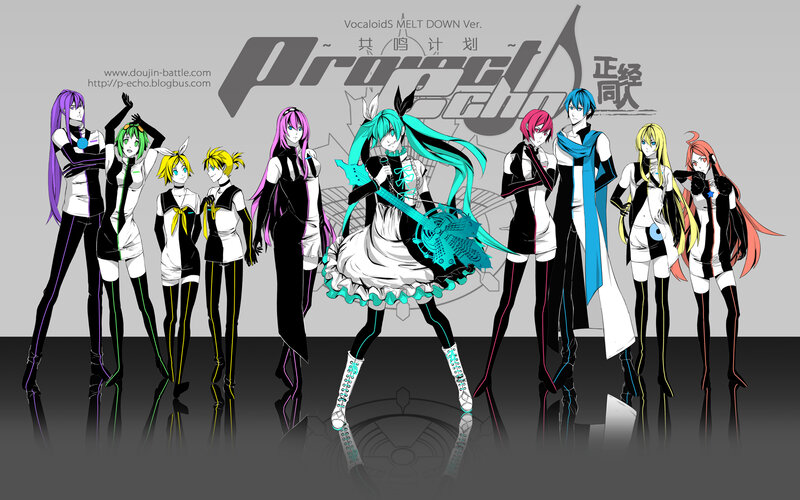 Vocaloid Melt Down characters