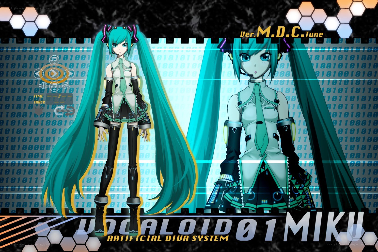 Vocaloid Miku character art