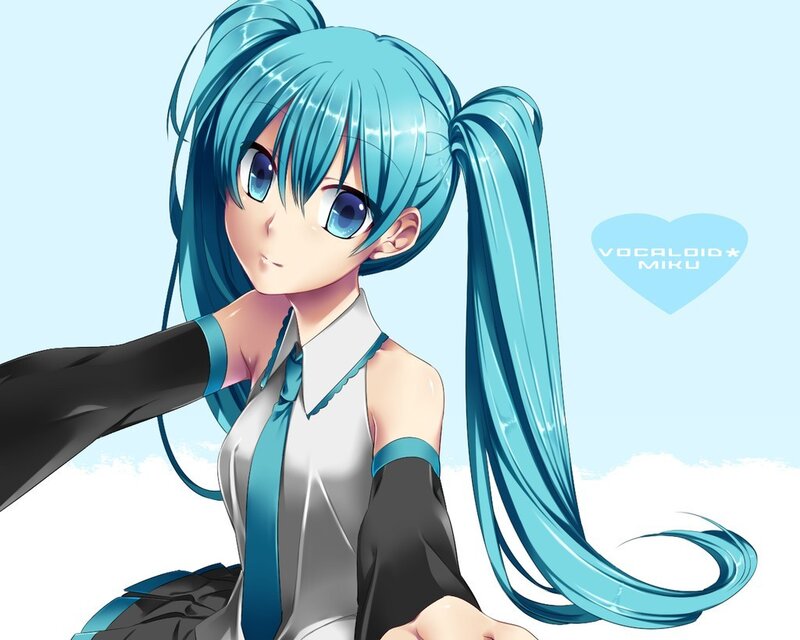 Vocaloid Miku character art