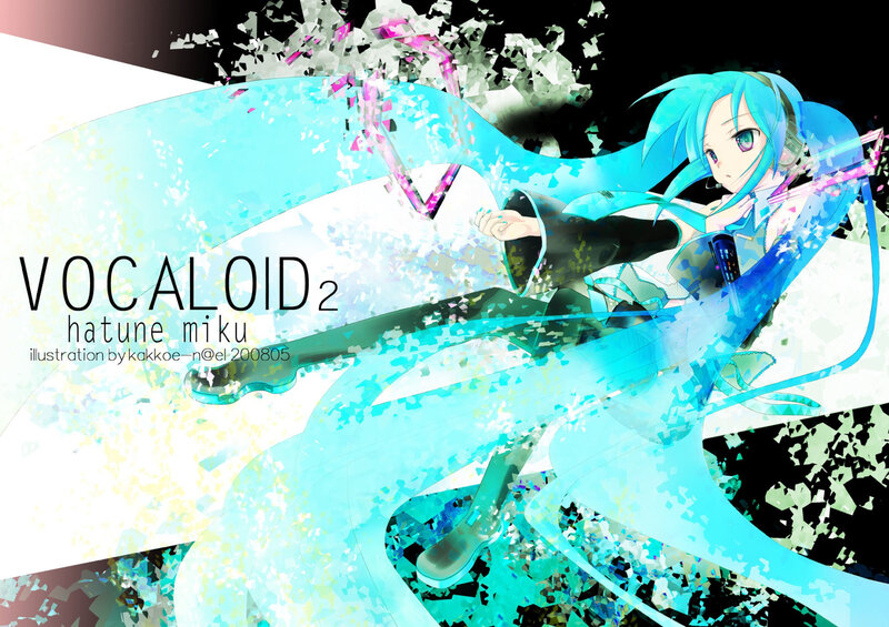 Vocaloid Miku illustration