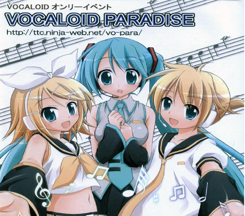 Vocaloid Paradise event art