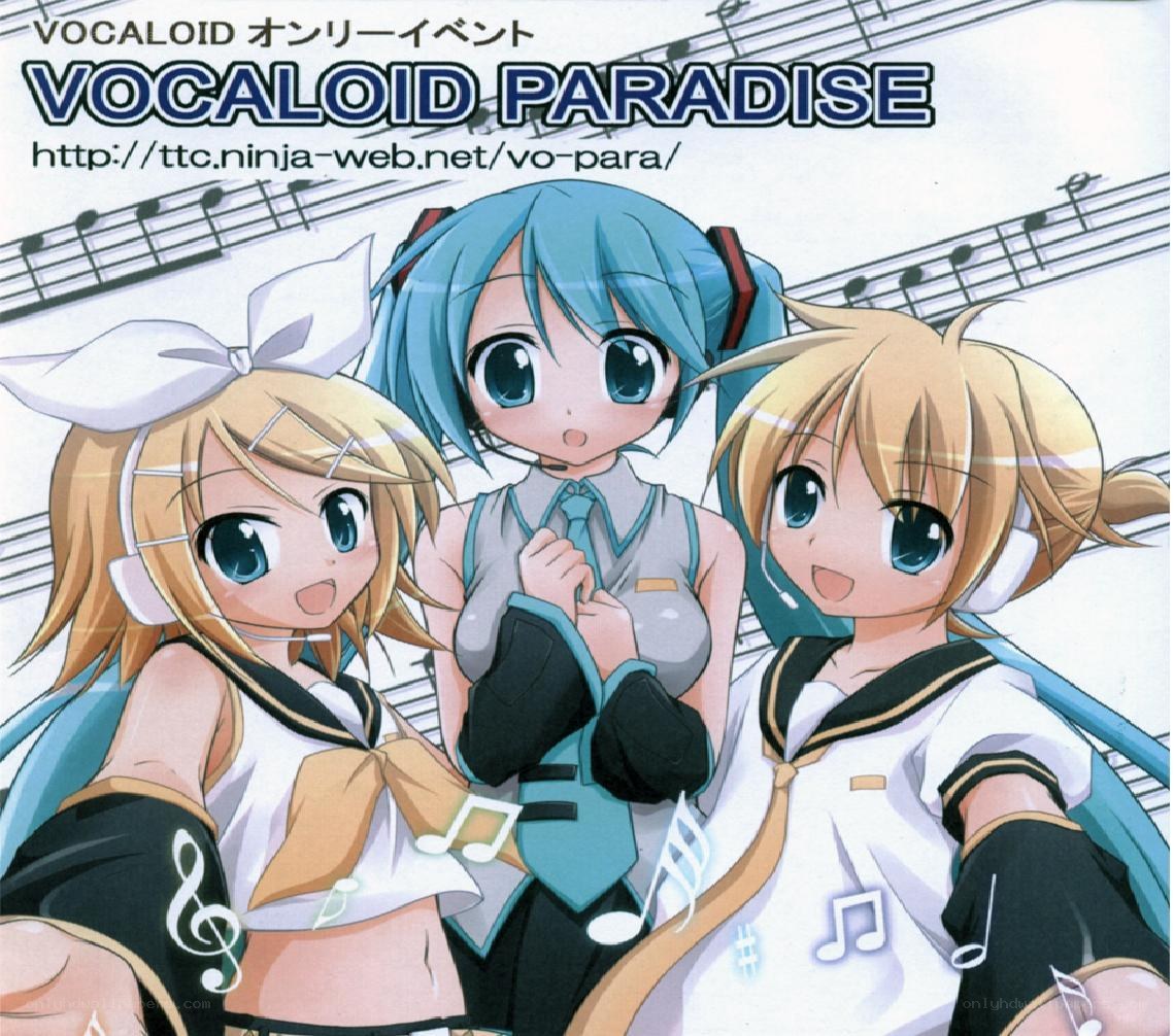 Vocaloid Paradise event art
