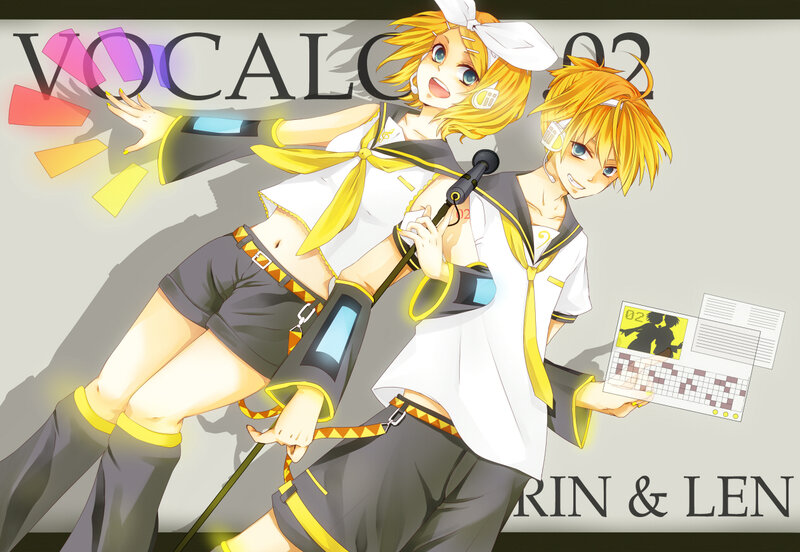 Vocaloid Rin and Len characters
