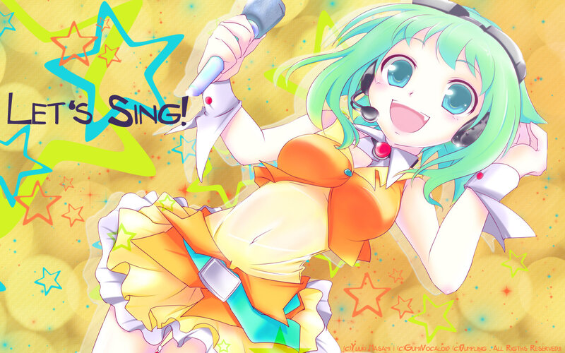 Vocaloid singer performing