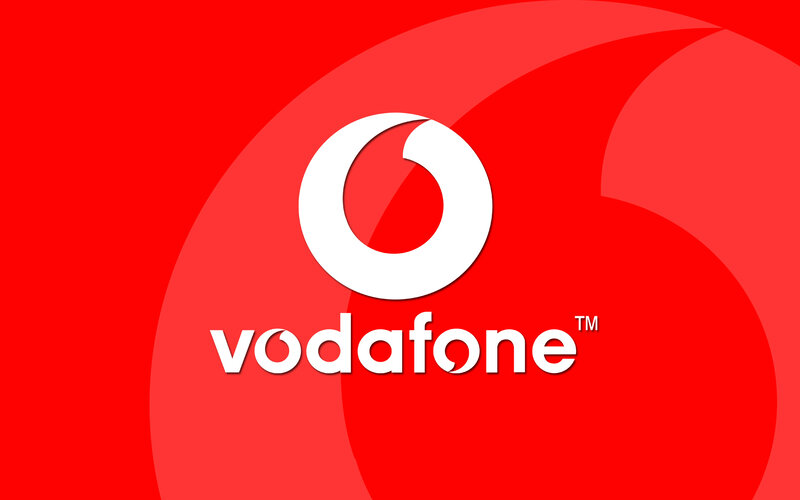Vodafone Logo — Red, Bold