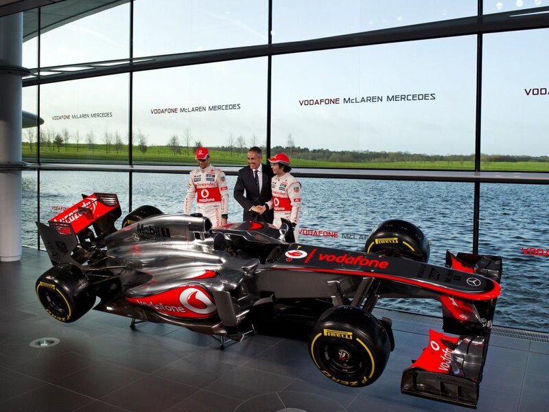 Vodafone McLaren Mercedes Car — Black