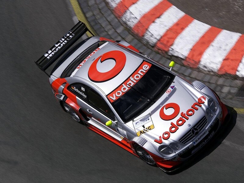 Vodafone Mercedes race car