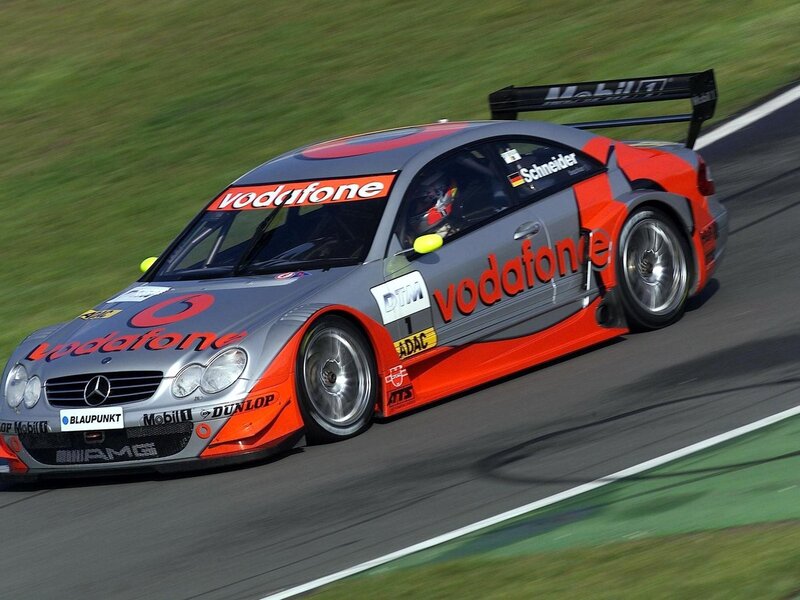 Vodafone Mercedes race car