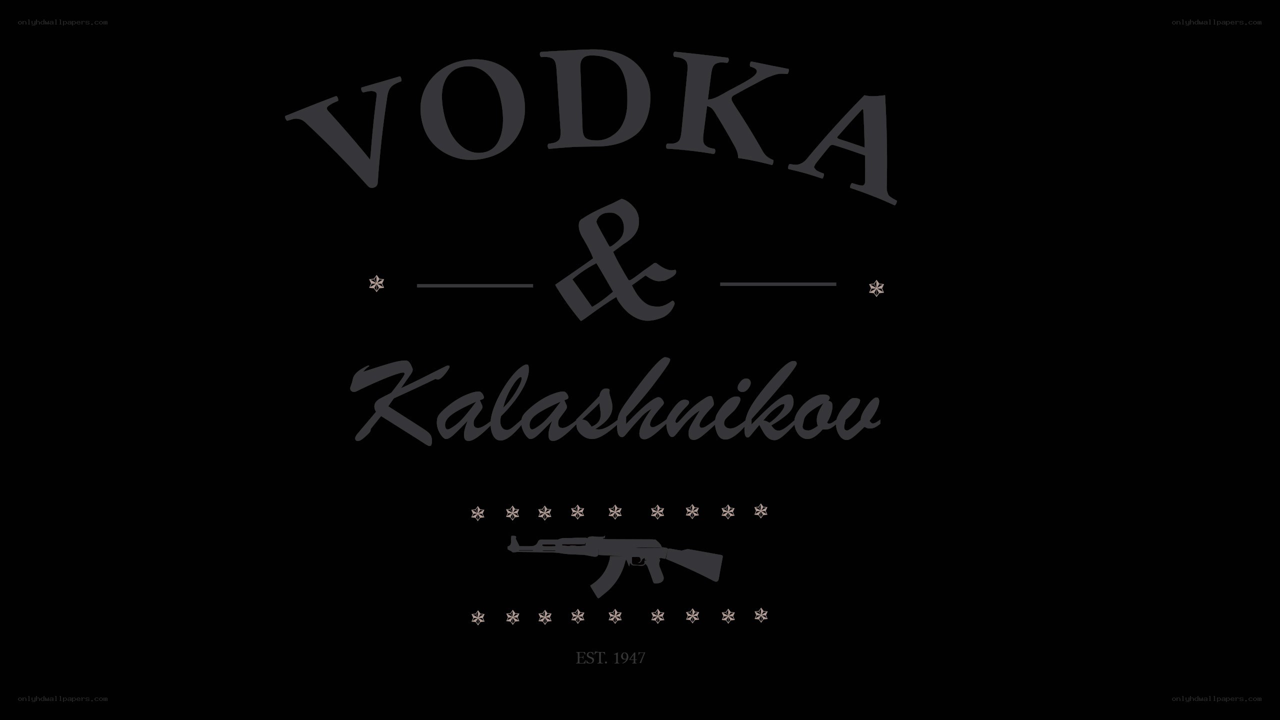 Vodka and Kalashnikov logo