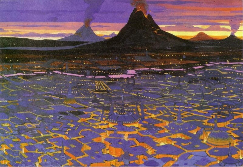 Volcanic Cityscape