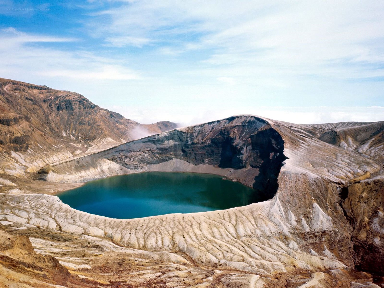 Volcanic crater lake