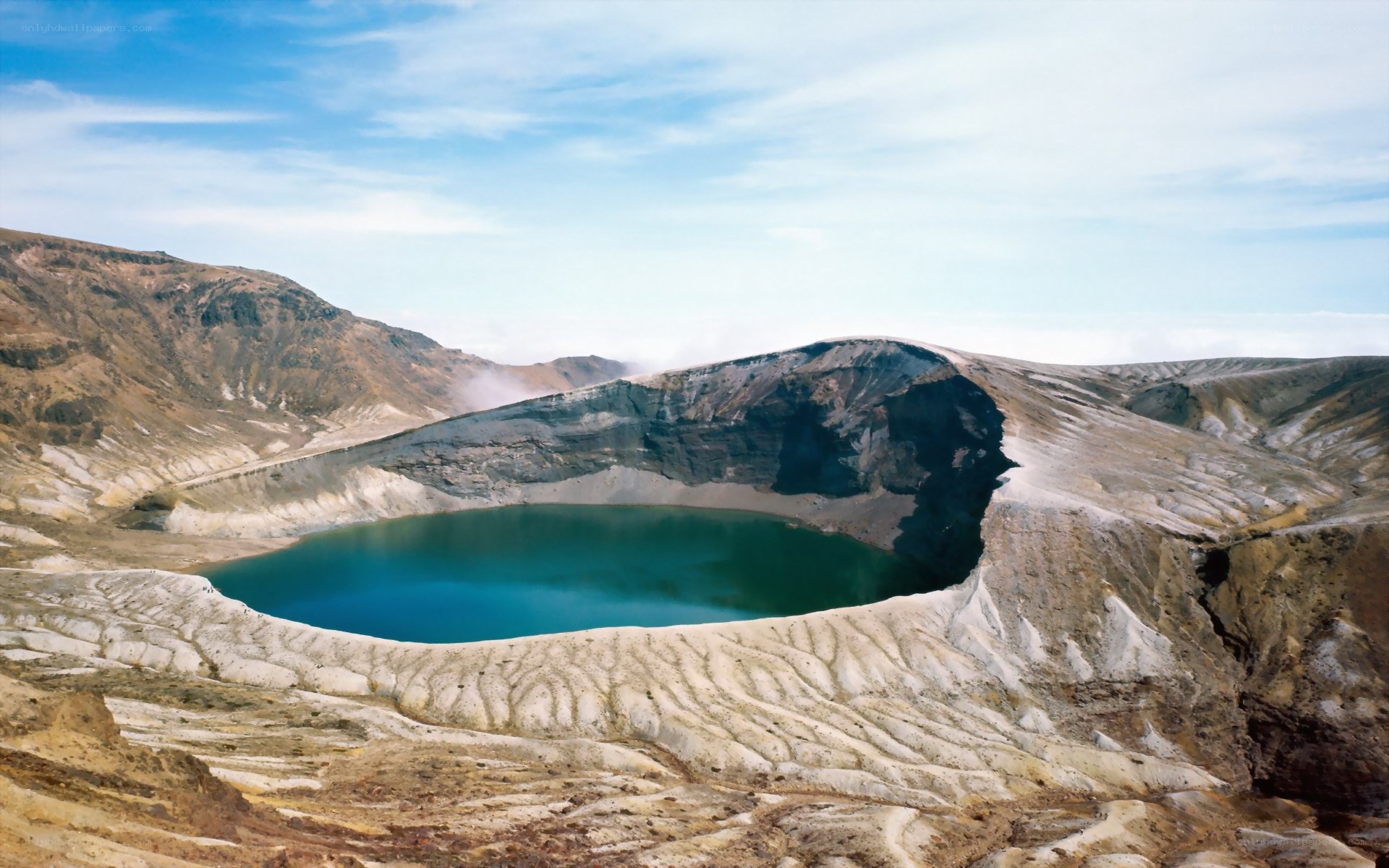 Volcanic crater lake