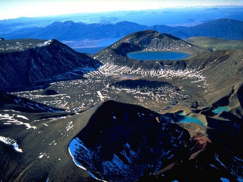 volcanic crater lakes