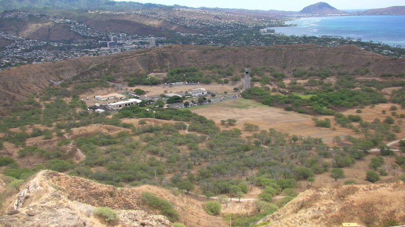 Volcanic Crater Landscape — Brown, Serene