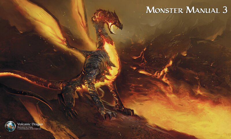 Volcanic Dragon from Monster Manual 3