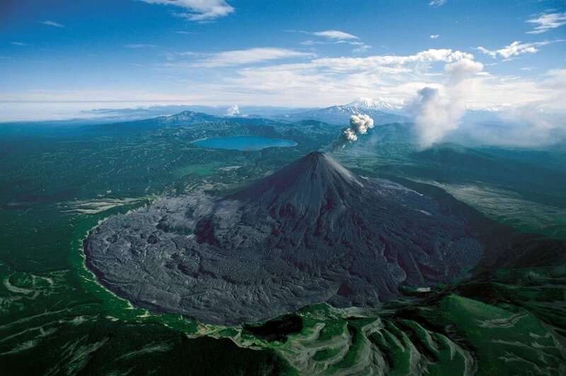 Volcanic Eruption — Blue, Dramatic